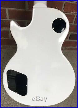 1995 Gibson Les Paul Studio Model W Custom Natural/White Paint Job. Nice