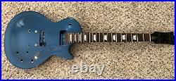 1996 Gibson Les Paul Studio Gem Series Husk Sapphire Body Neck Project Repaired