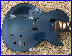 1996 Gibson Les Paul Studio Gem Series Husk Sapphire Body Neck Project Repaired
