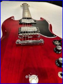 1997 Epiphone SG Standard Cherry withVintage 70's Hard-shell Case withFree Shipping