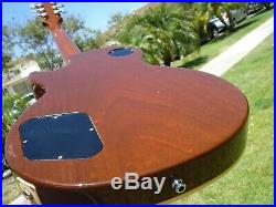 1999 Gibson Les Paul Classic Plus Trans Amber Flametop Standard 60's Neck ABR-1