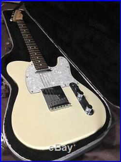 2000 Fender American standard Telecaster Electric Guitar White with Case