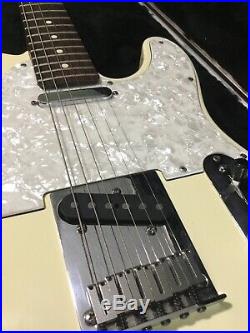 2000 Fender American standard Telecaster Electric Guitar White with Case