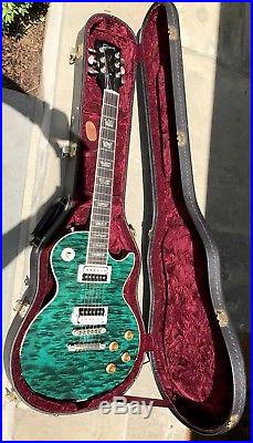 2000 Gibson Les Paul Custom Shop Elegant Guitar Peacock Green