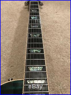 2000 Gibson Les Paul Custom Shop Elegant Guitar Peacock Green