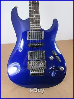 2000 Ibanez S470 6 String Electric Guitar Blue Korea
