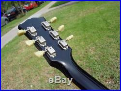 2001 Gibson Les Paul Classic Plus Blue Flametop 1960 60 ABR-1 Slim Neck Standard
