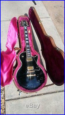 2001 Gibson Les Paul Custom Black Ebony