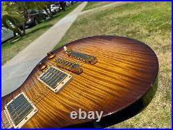 2001 Gibson Les Paul DC Double Cut Standard Plus Honeyburst Flametop 7.6 lbs