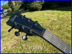 2001 Gibson Limited Edition Les Paul Gothic Morte Black Ebony Board Moon Inlay