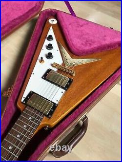2002 Epiphone Flying V Korina 58 Reissue Includes Case Cheap Shipping