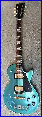 2002 Gibson Les Paul Studio Flip Flop Teal Electric Guitar