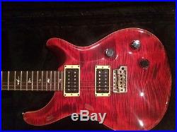 2004 PAUL REED SMITH CUSTOM 24 10 TOP Flamed TIGER RED Exc. WithCASE No Reserve