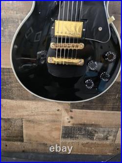 2005 Gibson Custom Shop Les Paul Custom Electric Guitar Ebony With OHSC 9.6 Lb