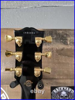 2005 Gibson Custom Shop Les Paul Custom Electric Guitar Ebony With OHSC 9.6 Lb