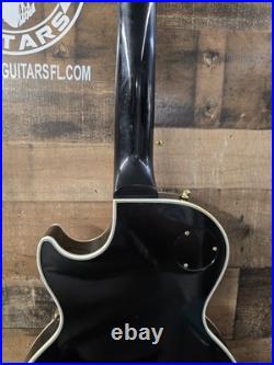2005 Gibson Custom Shop Les Paul Custom Electric Guitar Ebony With OHSC 9.6 Lb