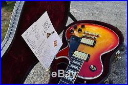 2005 Gibson Les Paul Custom Shop Heritage Cherry Sunburst Guitar with Case