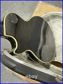 2006 Epiphone Les Paul Custom Guitar in Hard Case Right-Handed Black/Gold