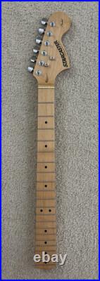 2006 Maple Fender Starcaster Stratocaster Maple Neck 70's Headstock Very Good