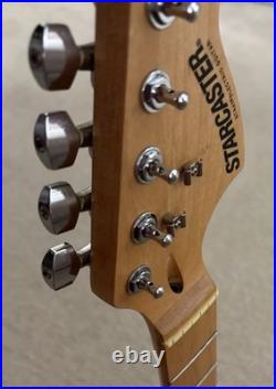2006 Maple Fender Starcaster Stratocaster Maple Neck 70's Headstock Very Good