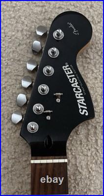 2007 Fender Starcaster Stratocaster Rosewood Neck with Black Metallic Headstock 2007 Fender Starcaster Stratocaster Rosewood Neck with Black Metallic Headstock