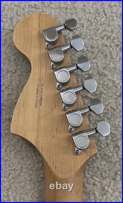 2007 Fender Starcaster Stratocaster Rosewood Neck with Black Metallic Headstock