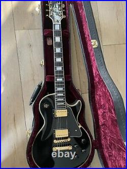 2007 Gibson LPB7 57 Les Paul Custom Black Ebony 1957 with Gold Hardware With OHSC