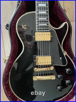 2007 Gibson LPB7 57 Les Paul Custom Black Ebony 1957 with Gold Hardware With OHSC