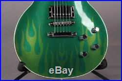 2007 Gibson Les Paul Standard GT Ghost Flame Muscle Green