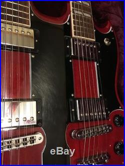 2008 Gibson Double Neck Guitar EDS-1275 Heritage Cherry Excellent Condition