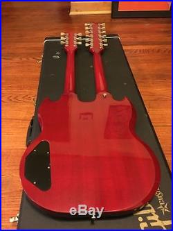2008 Gibson Double Neck Guitar EDS-1275 Heritage Cherry Excellent Condition