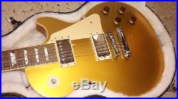 2008 Gibson Les Paul Standard Gold Top Electric Guitar LPSTDGTCH1