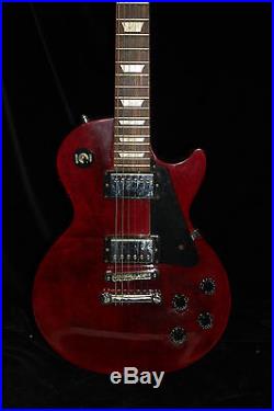 2008 Gibson Les Paul Studio Electric Guitar Cherry Red & Gibson Case AS IS Used