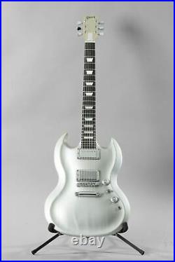 2008 Gibson Sg Diablo Guitar Of The Month Metallic Silver