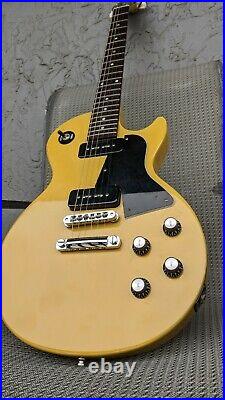 2009 Gibson Les Paul Special Tv Yellow P90s with case 8.4lbs
