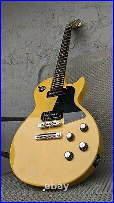 2009 Gibson Les Paul Special Tv Yellow P90s with case 8.4lbs