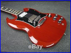 2010 Gibson SG Standard Electric Guitar Heritage Cherry USA withCase & Duncan Pups
