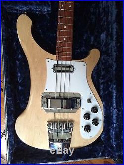 2010 Rickenbacker 4001C64 Bass Guitar Mapleglo McCartney Ram with case
