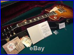2011 Gibson Les Paul 1959 R9 DaPra Carmel Burst Fade No Reserve