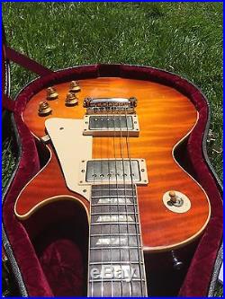 2011 Gibson Les Paul 1959 R9 DaPra Carmel Burst Fade No Reserve