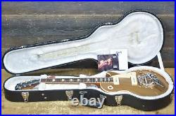 2011 Gibson Les Paul Deluxe Gold Top Lollar Pickups & Bigsby El. Guitar withCase
