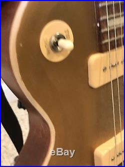 2011 Gibson Les Paul Studio 60s Tribute Goldtop Electric Guitar withDents