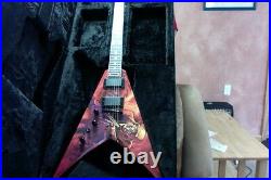 2012 Dean Dave Mustaine VMNT Peace Sells Signature Flying V Guitar Megadeth