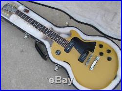 2012 Gibson Les Paul Special Junior P90 Satin TV Yellow Lindy Fralin Guitar