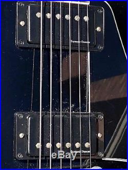 2013 Gibson Les Paul Custom Ebony Chrome Hardware Custom Shop Slash pickups