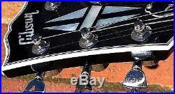 2013 Gibson Les Paul Custom Ebony Chrome Hardware Custom Shop Slash pickups