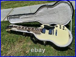 2013 Gibson SG Standard Classic Alpine White 1960's Neck 6.7 lbs with Case