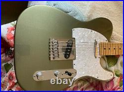 2014 Fender American Standard USA Telecaster with Case. Rare Jade PearlAWESOME