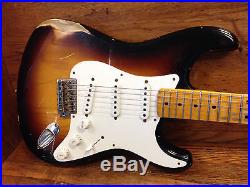 2014 Fender Custom Shop 1954 Relic Stratocaster sunburst 60th anniv NO RESERVE