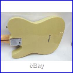 2015 Fender Telecaster Made in USA Electric Guitar YellowithBlack Right Ha